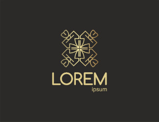 Projektowanie logo dla firm online geometryczny kwiat